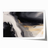 Abstract wall art print featuring dynamic strokes and lines in vibrant colors, ideal for modern decor. Perfect for enhancing living spaces with artistic flair.