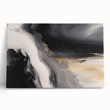 Abstract canvas wall art featuring vibrant strokes and lines in shades of blue, yellow, and green, creating a modern and dynamic aesthetic perfect for contemporary interiors.