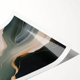 Abstract strokes and lines wall art print featuring vibrant colors and dynamic patterns, designed to elevate modern home decor, rolled for easy framing and display.