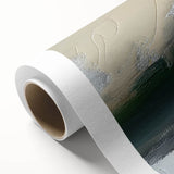 Abstract canvas wall art showcasing vibrant strokes and lines in various shades of blue, yellow, and red, ideal for modern home decor or artistic ambiance.