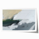 Abstract wall art print showcasing vibrant strokes and lines in blue, yellow, and red hues, ideal for modern home decor or office spaces. This rolled artwork comes ready for framing, enhancing any interior with its dynamic design.