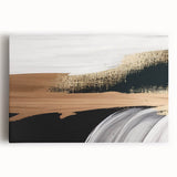 Stretched canvas wall art showcasing an abstract design with vibrant strokes and lines, perfect for modern decor, available in the 732 collection.