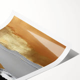 Abstract canvas print showcasing dynamic strokes and lines in vibrant colors, designed for contemporary decor. Ideal for modern living spaces or office environments.