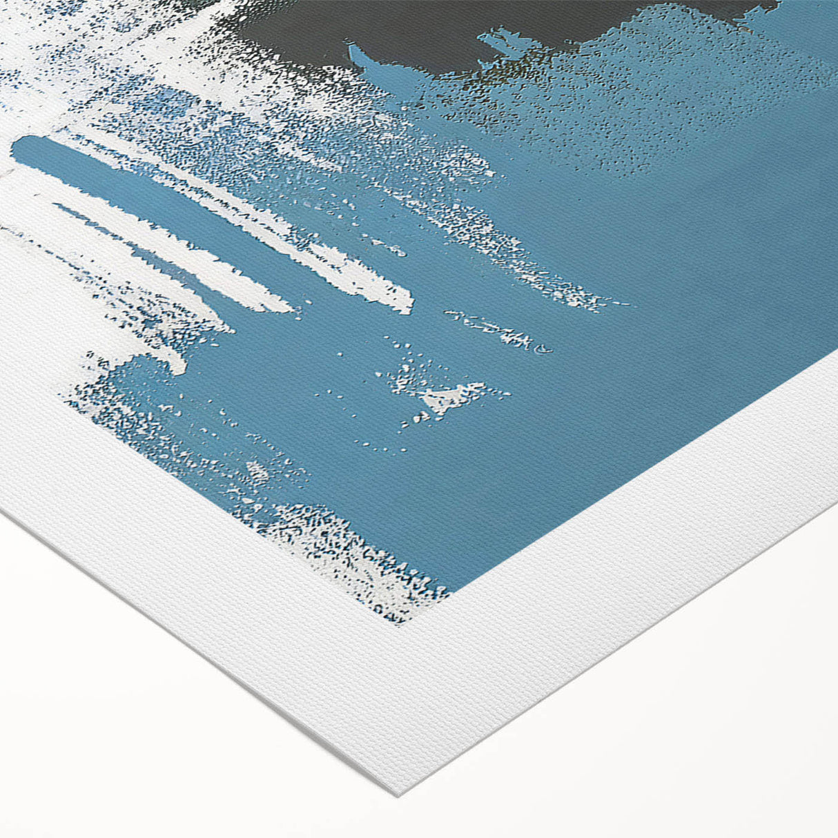 Abstract rolled canvas wall art showcasing vibrant strokes and lines in bold colors, perfect for modern home decor. Ideal for adding a contemporary touch to any living space.