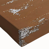 Close-up of an abstract strokes and lines design wall art on stretched canvas, showcasing vibrant colors and intricate details ideal for modern decor.