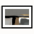 Abstract wall art featuring a collection of colorful strokes and lines, framed with a sleek black mat. Perfect for modern home decor, this piece enhances any space with its vibrant design and artistic flair.