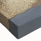 Close-up of a vibrant abstract wall art piece showcasing dynamic strokes and lines in bold colors, perfect for modern decor, enhancing any living space.