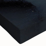 Close-up of a vibrant abstract strokes and lines design on stretched canvas wall art, showcasing dynamic colors and textures ideal for modern decor.