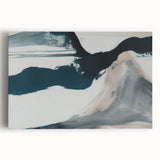 Stretched canvas wall art showcasing an abstract design with colorful strokes and lines, ideal for modern home decor. Perfect for adding a vibrant touch to any room.