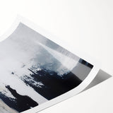 Abstract wall art print showcasing vibrant strokes and lines in bold colors, perfect for modern decor. Ideal for adding a contemporary touch to any space.