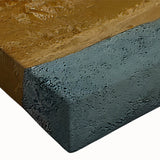 Close-up of an abstract strokes and lines wall art design on stretched canvas, showcasing vibrant colors and intricate patterns, perfect for modern home decor.