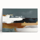 Abstract wall art featuring vibrant strokes and dynamic lines in bold colors, presented on a stretched canvas, perfect for modern home decor.