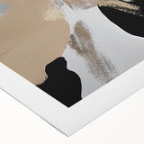 Abstract strokes and lines design on rolled canvas wall art, showcasing vibrant colors and modern aesthetics, perfect for contemporary home decor.