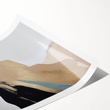 Abstract strokes and lines in vibrant colors create a modern wall art design, showcasing artistic expression. The rolled print is ideal for contemporary decor, enhancing living spaces with a burst of creativity and style. Perfect for art lovers seeking unique home accents.