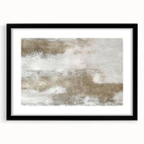 Abstract wall art featuring dynamic strokes and lines in a modern design, framed with a black mat, showcasing a contemporary aesthetic ideal for home decor.