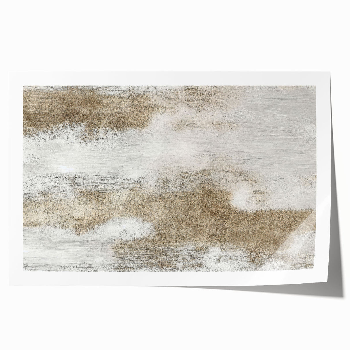 Abstract wall art print showcasing colorful strokes and lines in vibrant hues, rolled for easy transport, perfect for modern home decor or art enthusiasts.