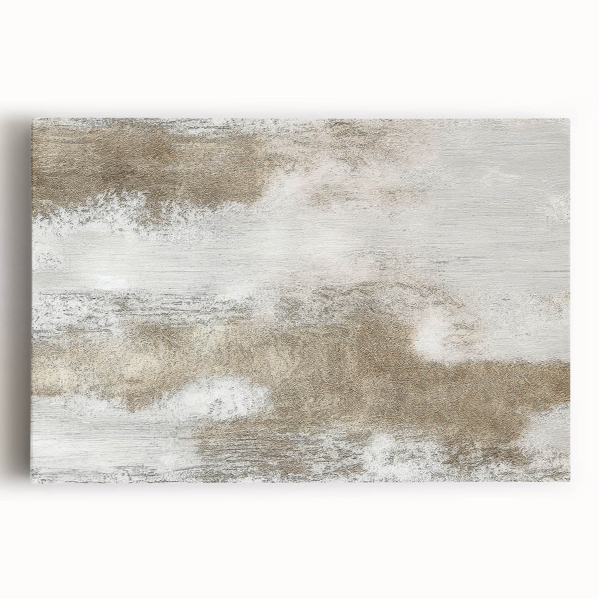 Stretched canvas wall art showcasing an abstract design with colorful strokes and lines, perfect for modern home decor. Ideal for enhancing any living space.