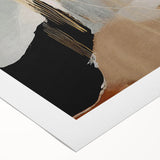 Abstract strokes and lines design on rolled canvas wall art, showcasing vibrant colors and dynamic patterns, perfect for modern home decor.