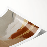 Abstract strokes and lines design wall art print featuring vibrant colors and dynamic patterns, ideal for modern home decor. Perfect for adding a contemporary touch to any room.