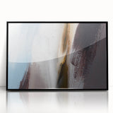 Framed abstract wall art featuring dynamic strokes and lines in black and white, adding a modern touch to home decor. Perfect for contemporary spaces or art enthusiasts.