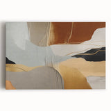 Abstract canvas wall art featuring a vibrant design of colorful strokes and lines, ideal for modern decor. Perfect for enhancing living spaces with artistic flair.