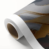 Abstract strokes and lines design on rolled canvas wall art, showcasing vibrant colors and dynamic patterns, perfect for modern home decor or artistic spaces.