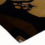 Colorful abstract strokes and lines create a modern design on stretched canvas wall art, showcasing vibrant hues of blue, pink, and yellow, perfect for contemporary decor.