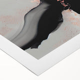 Abstract strokes and lines in vibrant colors create a modern wall art design on rolled canvas, perfect for contemporary home decor. The artwork features a dynamic composition that adds energy to any space, delivered in protective cardboard packaging for safe shipping.