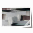 Abstract wall art featuring vibrant strokes and lines in shades of blue, yellow, and red, perfect for modern home decor. This rolled print is ideal for elevating any interior space with a contemporary touch.