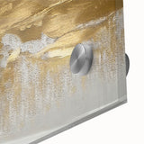 Abstract wall art featuring colorful strokes and lines in vibrant hues of blue, pink, and yellow, showcasing a modern design perfect for contemporary decor.