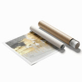 Abstract wall art print showcasing dynamic strokes and lines in vibrant colors, designed to enhance modern interiors and create an artistic focal point.