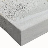 Close-up of abstract strokes and lines in muted colors on stretched canvas, showcasing a modern wall art design perfect for contemporary decor.