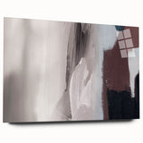 Abstract wall art design showcasing dynamic strokes and lines in a vibrant color palette, displayed as an acrylic glass piece from a modern collection.