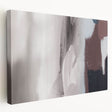 Abstract strokes and lines wall art design on a stretched canvas, showcasing a vibrant mix of colors and textures, ideal for modern decor and artistic spaces.