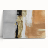 Abstract wall art featuring a vibrant composition of colorful strokes and lines, elegantly stretched on canvas, perfect for modern home decor. Bright hues and dynamic patterns create a lively atmosphere, ideal for enhancing any interior space.