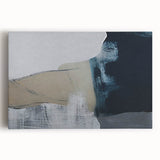 Abstract strokes and lines design on stretched canvas wall art, showcasing vibrant colors and dynamic patterns, perfect for modern home decor and artistic ambiance.