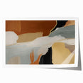 Abstract wall art print showcasing dynamic strokes and lines in a vibrant color palette, perfect for modern decor. This rolled canvas design adds a contemporary touch to any space.