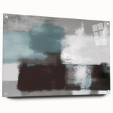 Abstract wall art showcasing bold strokes and lines in vibrant colors, elegantly displayed in a side view with pins, perfect for modern home decor. This piece adds a contemporary touch to any room while enhancing the artistic ambiance.
