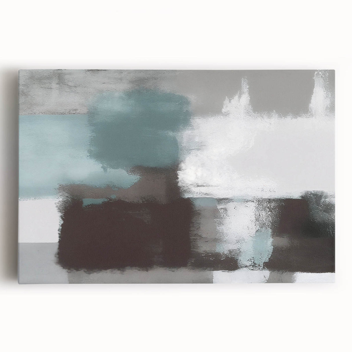 Abstract canvas wall art featuring dynamic strokes and lines in vibrant colors, ideal for modern decor. This piece enhances any room with its contemporary design.