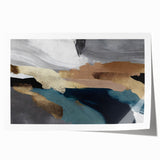 Abstract strokes and lines design in vibrant colors, featuring a contemporary wall art print ideal for modern decor. Perfect for adding a touch of artistic flair to any room.