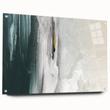 Abstract wall art design featuring vibrant strokes and lines in various colors, displayed in a sleek acrylic frame, highlighting contemporary home decor aesthetics. Ideal for modern interiors, this artwork adds a dynamic touch to any room.
