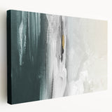 Abstract canvas wall art showcasing dynamic strokes and lines in vibrant colors, featuring a contemporary design perfect for modern home decor. This stretched canvas artwork is ideal for enhancing living spaces with a touch of creativity and style.