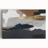 Abstract canvas wall art featuring vibrant strokes and intricate lines in a modern design, ideal for contemporary home decor and artistic interiors.