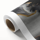 Abstract wall art featuring dynamic strokes and lines in vibrant colors, perfect for modern decor. This rolled canvas design enhances any space with a contemporary touch.