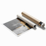 Abstract wall art print showcasing dynamic strokes and lines in vibrant colors, ideal for modern decor. Perfect for enhancing living spaces or offices.