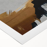 Abstract strokes and lines design on rolled canvas, showcasing vibrant colors and dynamic patterns ideal for modern home decor. Perfect for art enthusiasts and interior designers.
