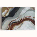 Abstract canvas wall art featuring vibrant strokes and lines in bold colors, perfect for modern home decor. The piece adds a dynamic touch to any living space.