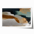 Abstract wall art print showcasing vibrant strokes and lines in a harmonious blend of colors, rolled for easy display and transport, perfect for modern decor.