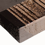 Close-up of an abstract strokes and lines design wall art piece on stretched canvas, showcasing vibrant colors and intricate details, perfect for modern decor.