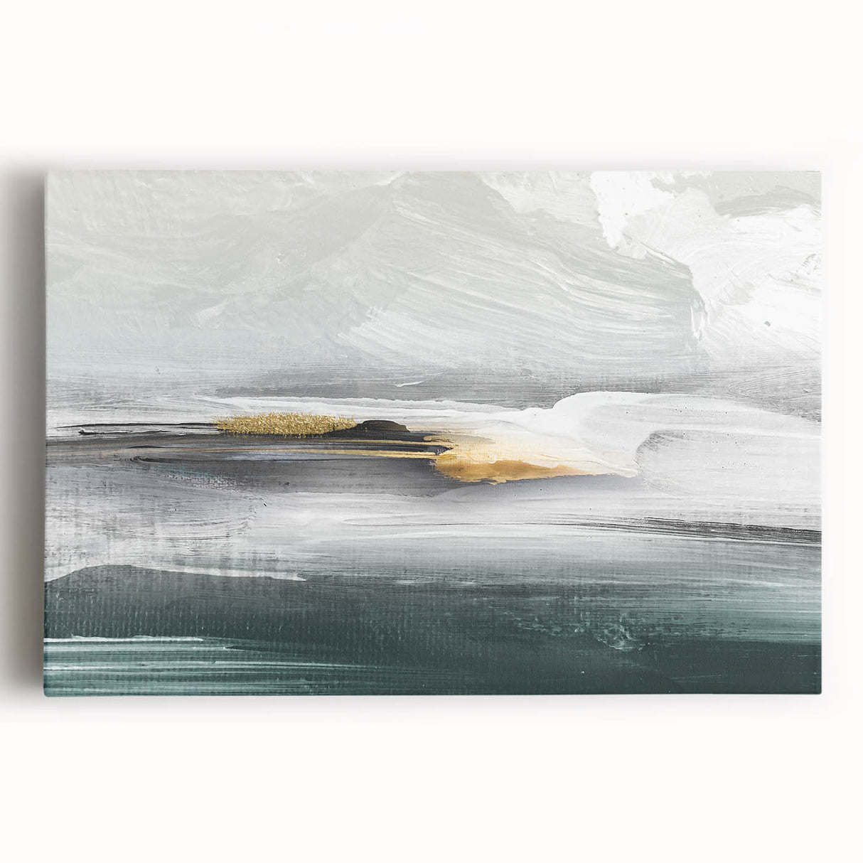 Abstract strokes and lines design on a stretched canvas wall art piece, showcasing vibrant colors and modern artistic flair, perfect for contemporary home decor.